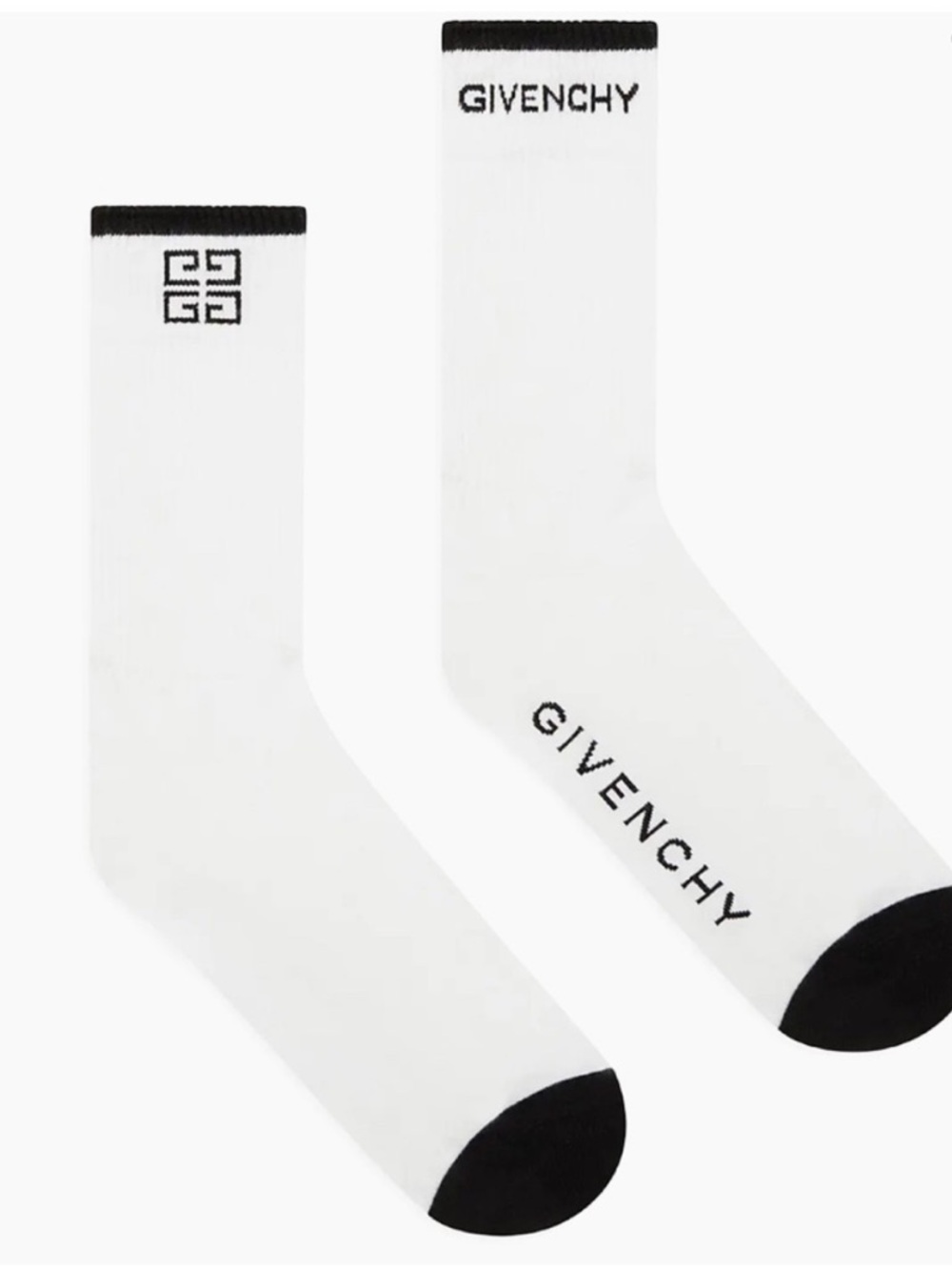 Givenchy White and Black Branded Card